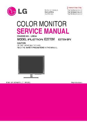 Сервисная инструкция LG E2770V, LM03A ― Manual-Shop.ru