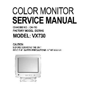 Сервисная инструкция LG EG784 ― Manual-Shop.ru