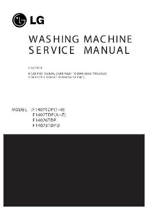 Сервисная инструкция LG F1407, F14076, F14073 ― Manual-Shop.ru