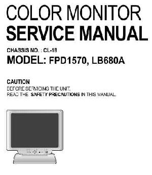 Сервисная инструкция LG FPD1570 ― Manual-Shop.ru