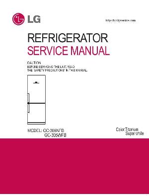 Сервисная инструкция LG GC-305WFB NFB ― Manual-Shop.ru