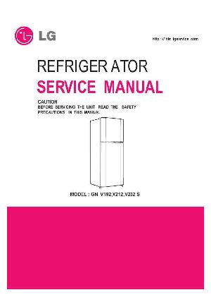 Сервисная инструкция LG GN-V192, GN-V212, GN-V232S ― Manual-Shop.ru
