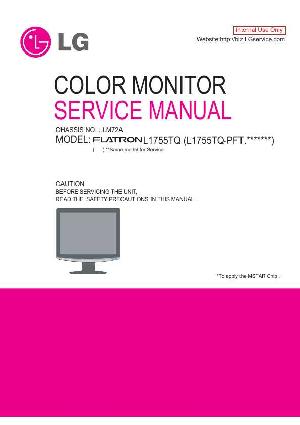 Сервисная инструкция LG L1755TQ, LM72A ― Manual-Shop.ru