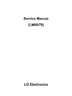 Сервисная инструкция LG LM60, LM70 ― Manual-Shop.ru