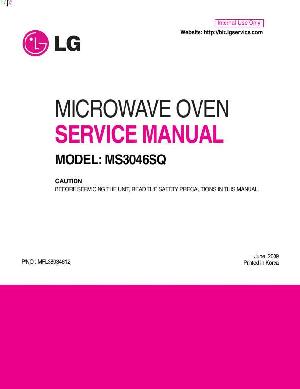 Сервисная инструкция LG MS-3046SQ ― Manual-Shop.ru