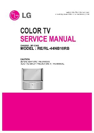 Сервисная инструкция LG RE-44NB10RB, MP-03AB chassis ― Manual-Shop.ru