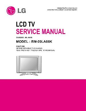 Сервисная инструкция LG RM-20LA66K, ML-041B chassis ― Manual-Shop.ru
