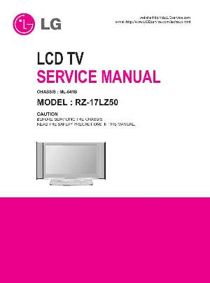 Сервисная инструкция LG RZ-17LZ50, ML-041B chassis ― Manual-Shop.ru
