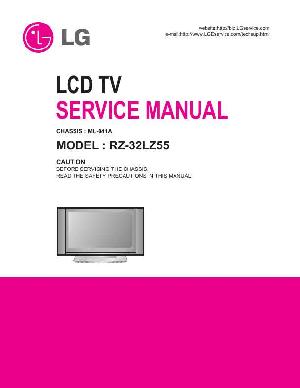 Сервисная инструкция LG RZ-32LZ55, ML-041A ― Manual-Shop.ru