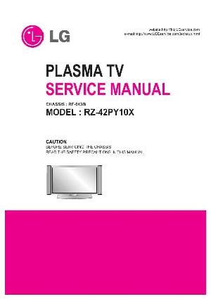 Сервисная инструкция LG RZ-42PY10X, RF-043B chassis ― Manual-Shop.ru