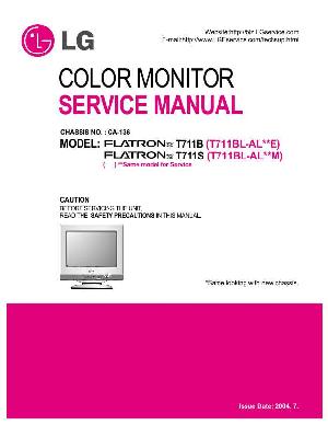Сервисная инструкция LG T711B, S ― Manual-Shop.ru