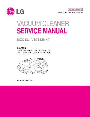 Сервисная инструкция LG VB7822NHT ― Manual-Shop.ru