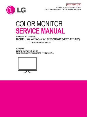 Сервисная инструкция LG W1642S, LM73B ― Manual-Shop.ru