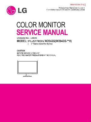 Сервисная инструкция LG W2043S, LM84K ― Manual-Shop.ru