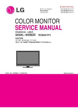 Сервисная инструкция LG W2363D ― Manual-Shop.ru