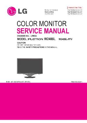 Сервисная инструкция LG W2486L ― Manual-Shop.ru