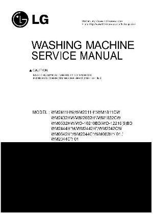 Сервисная инструкция LG WD-10210 12210 WM2411 2011 1811 2432 2032 1832 0532 ― Manual-Shop.ru