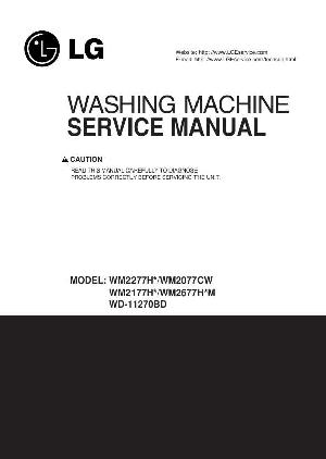 Сервисная инструкция LG WD-11270BD WM2277H WM2177H WM2677H ― Manual-Shop.ru
