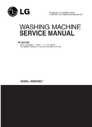 Сервисная инструкция LG WM2020C ― Manual-Shop.ru