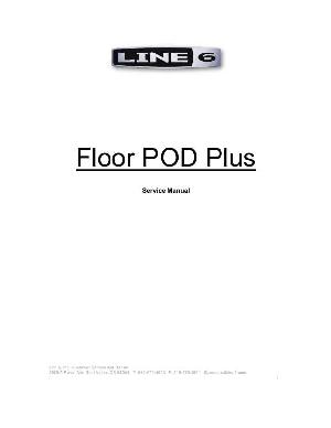 Service manual Line6 FLOOR-POD-PLUS ― Manual-Shop.ru