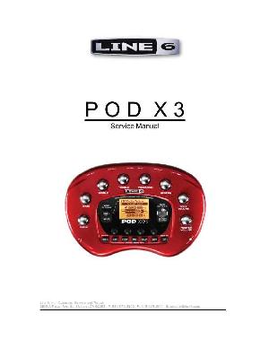 Service manual Line6 POD-X3 ― Manual-Shop.ru