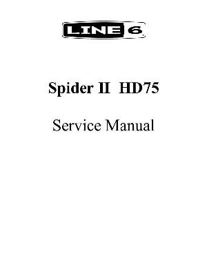Service manual Line6 SPIDER-II-HD75 ― Manual-Shop.ru