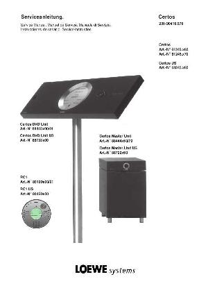 Service manual Loewe CERTOS ― Manual-Shop.ru