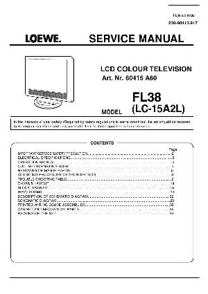 Service manual Loewe LC-15AL2 FL38-CHASSIS ― Manual-Shop.ru