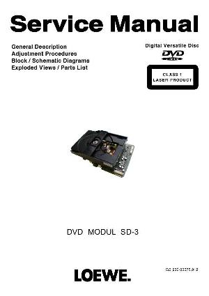 Service manual Loewe SD-3 DVD MODUL ― Manual-Shop.ru