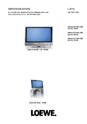 Service manual Loewe XELOS-A32HD+ A37HD+ A42HD+100 L2710 ― Manual-Shop.ru