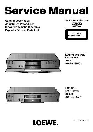 Service manual Loewe XEMIX-59501, AURO-59502 ― Manual-Shop.ru