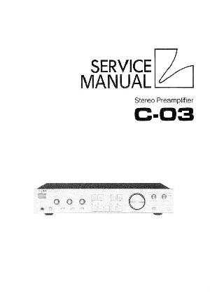 Сервисная инструкция Luxman C-03 ― Manual-Shop.ru