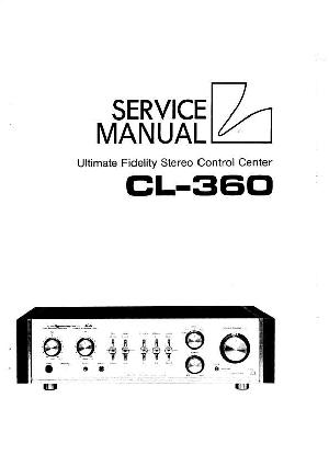 Service manual Luxman CL-360 ― Manual-Shop.ru