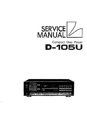 Сервисная инструкция Luxman D-105U ― Manual-Shop.ru