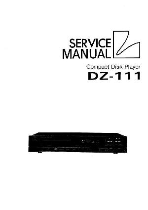 Сервисная инструкция Luxman DZ-111 ― Manual-Shop.ru