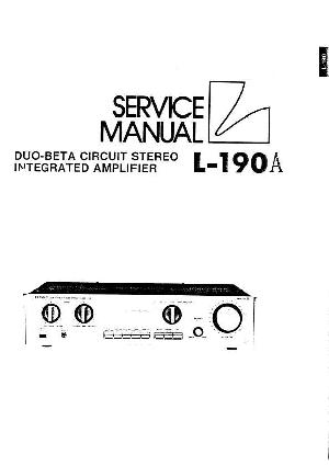 Service manual Luxman L-190A ― Manual-Shop.ru