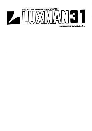 Сервисная инструкция Luxman L-31 ― Manual-Shop.ru
