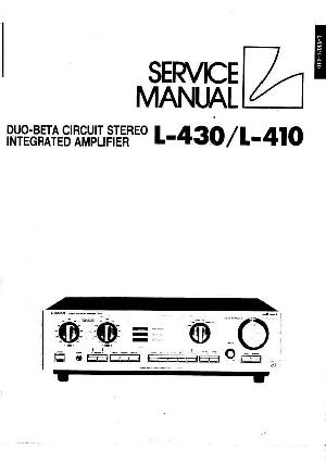 Сервисная инструкция Luxman L-410, L-430 ― Manual-Shop.ru