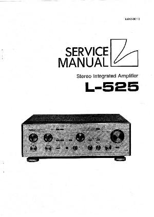 Сервисная инструкция Luxman L-525 ― Manual-Shop.ru