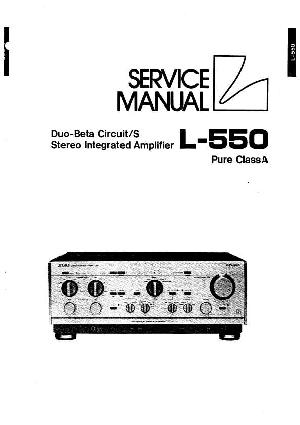 Сервисная инструкция Luxman L-550 ― Manual-Shop.ru