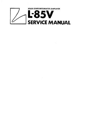 Service manual Luxman L-85V ― Manual-Shop.ru