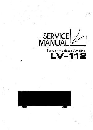 Сервисная инструкция Luxman LV-112 ― Manual-Shop.ru