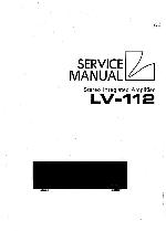 Service manual Luxman LV-122