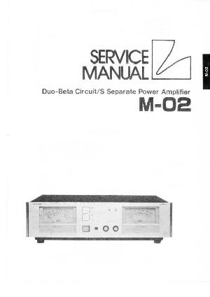 Service manual Luxman M-02 ― Manual-Shop.ru