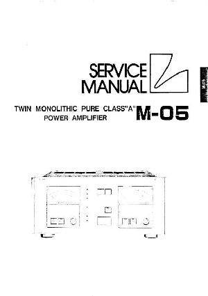 Сервисная инструкция Luxman M-05 ― Manual-Shop.ru