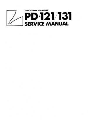 Service manual Luxman PD-121, PD-131 ― Manual-Shop.ru