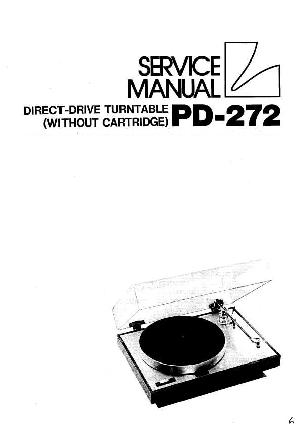 Service manual Luxman PD-272 ― Manual-Shop.ru