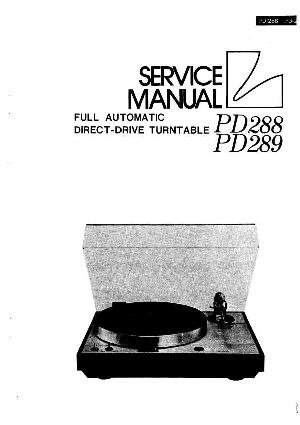 Service manual Luxman PD-288, PD-289 ― Manual-Shop.ru