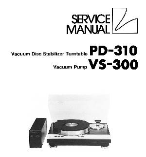 Сервисная инструкция Luxman PD-310, VS-300 ― Manual-Shop.ru