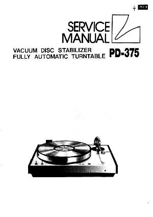 Service manual Luxman PD-375 ― Manual-Shop.ru